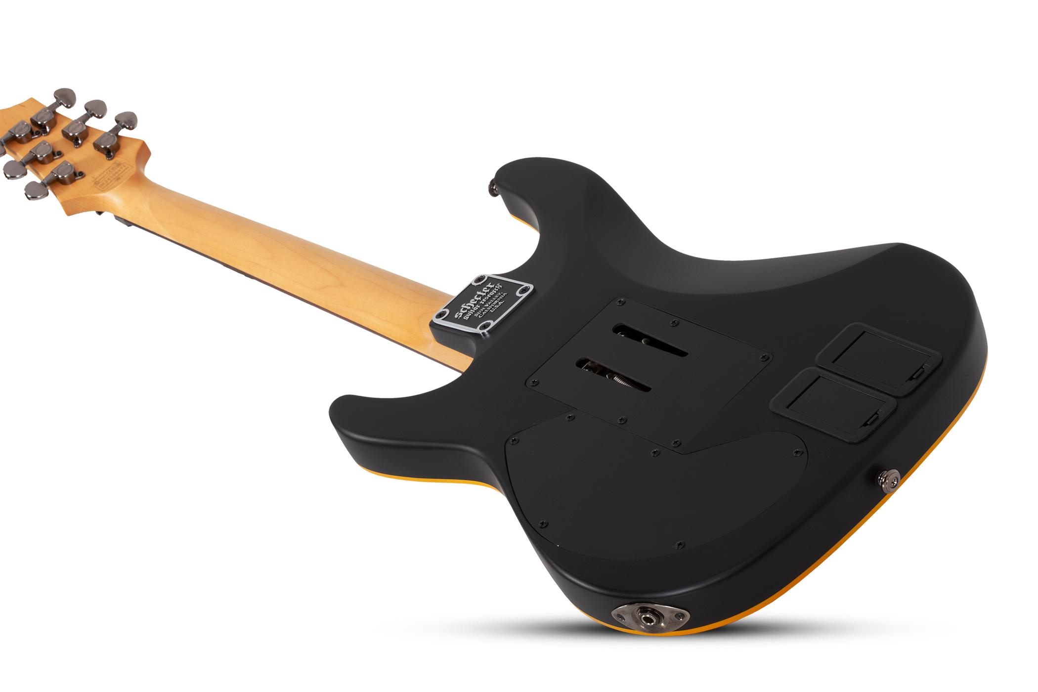 Schecter Demon 6 FR S Electric Guitar in Aged Black Satin with
